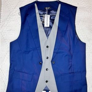 Coofandy blue vest size L